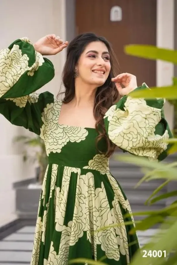New_Trending_Heavy_Rayon_Printed_Anarkali_Gown_Set