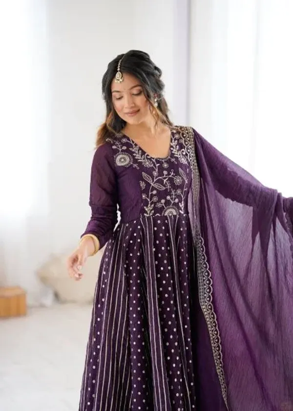 Purple_Crunchy_Silk_Embroidery_Anarkali_Suit_with_Pant_and_Dupatta_Designer_Festive_Collection