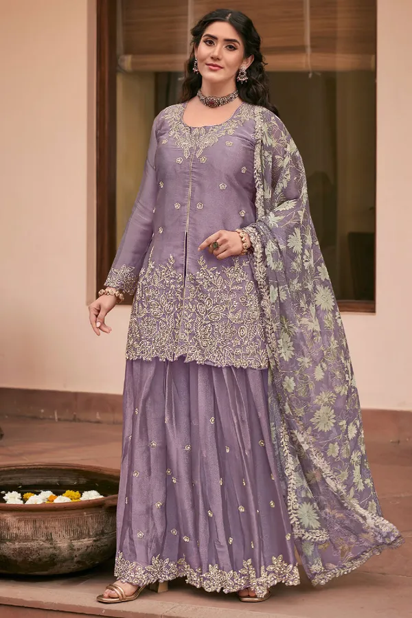 Moss_Silk_Embroidery_Work_Designer_Indo_Western
