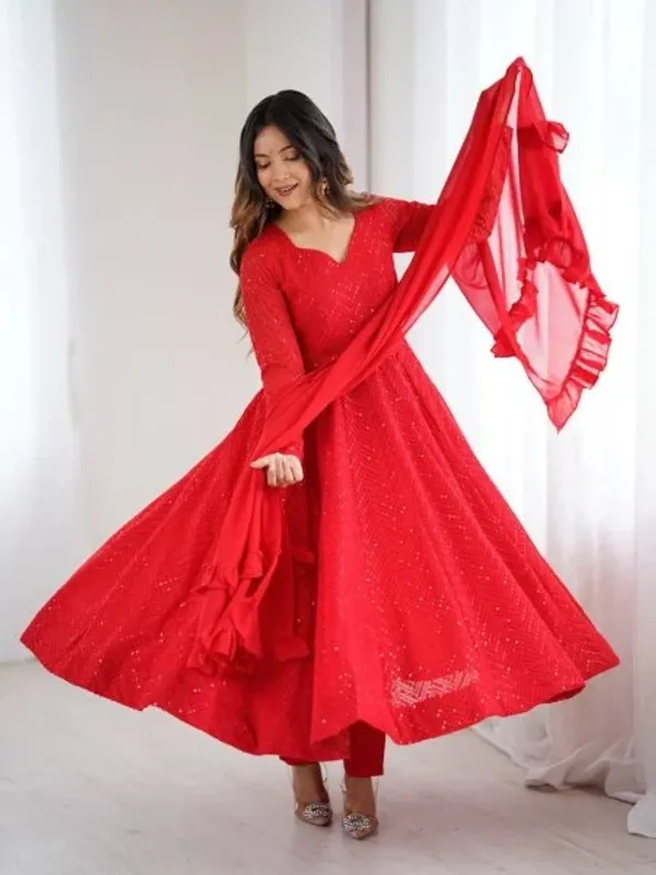 Red_Fox_Georgette_4_Mtr_Flair_Anarkali_Suit_with_Pant_and_Dupatta_