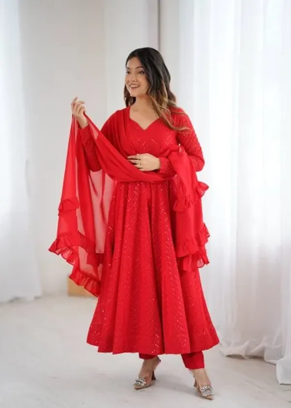 Red_Fox_Georgette_4_Mtr_Flair_Anarkali_Suit_with_Pant_and_Dupatta_