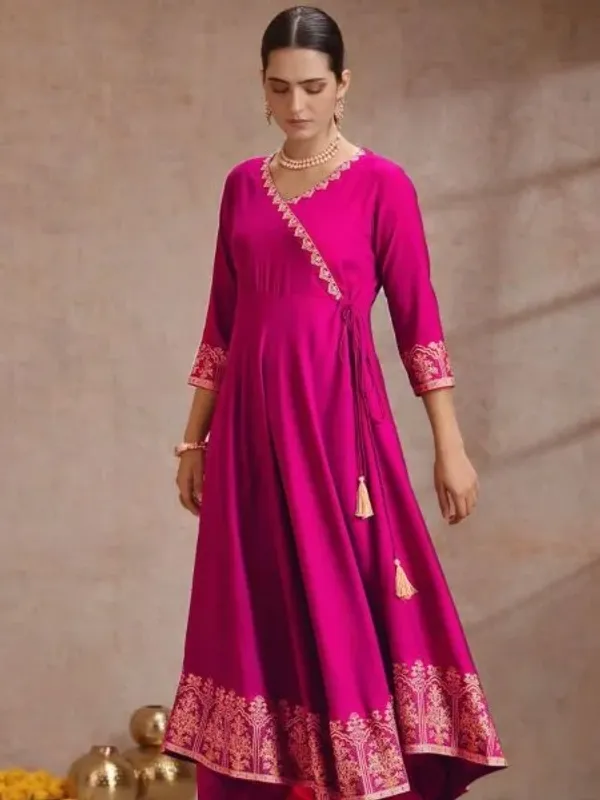 Regal_Rani_Pink_Rayon_Anarkali_Kurti_Set_with_Dupatta