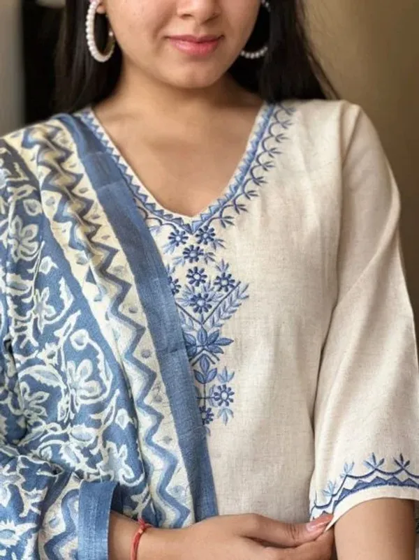 Royal_Faux_Blooming_Zari-Sequins_Designer_kurti,bottom_with_Dupatta
