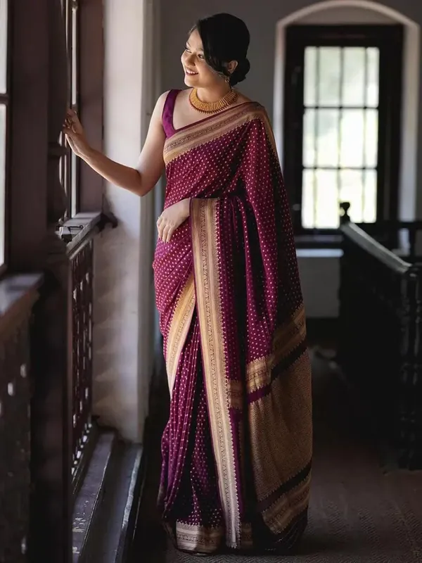 Soft_Lichi_Silk_With_Jacquard_Work_Saree
