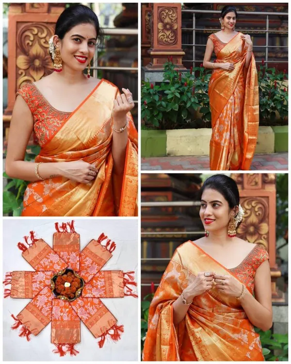 Lichi_Soft_Silk_Jacqaurd_Work_Saree