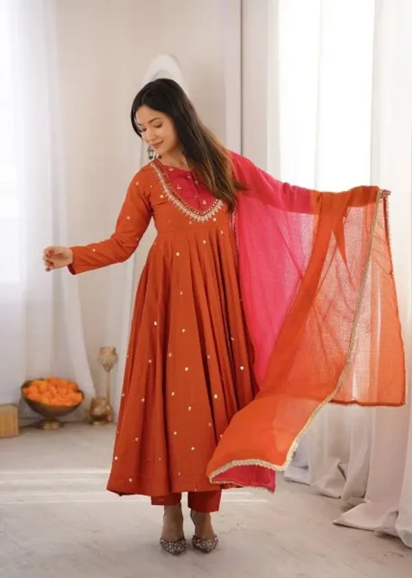Special_Occasion_Roman_Silk_Embroidered_And_Sequence_Work_Gown_With_Bottom_And_Dupatta