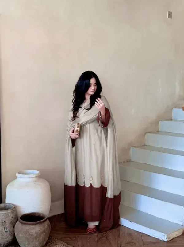 Supreme_Grey_Long_Kaftan_with_Sequin_Work_and_Moti_Dori
