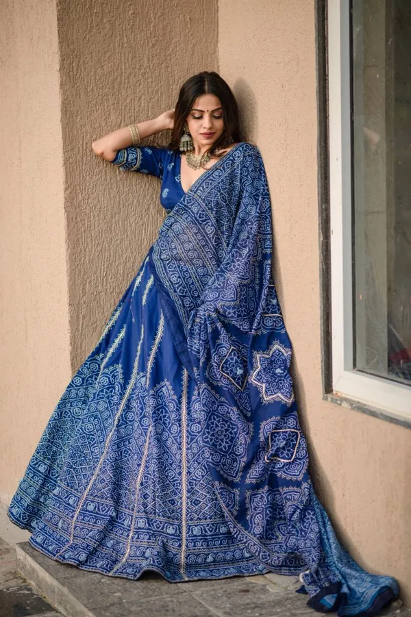 Vaishali_Silk_Bandhani_Lehenga_Choli