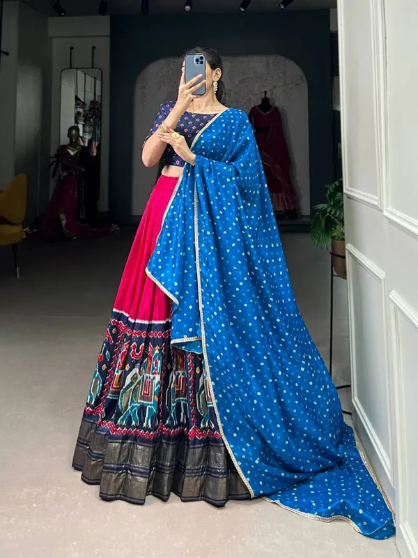 Dola_Silk_Patola_Printed_Lehenga_Choli