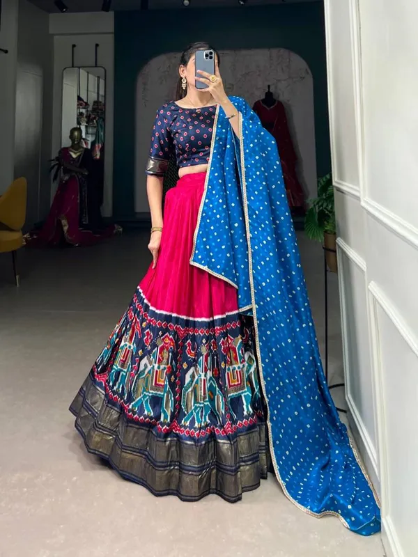 Dola_Silk_Patola_Printed_Lehenga_Choli