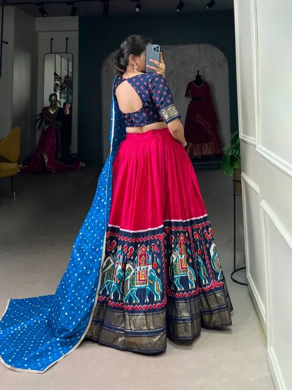 Dola_Silk_Patola_Printed_Lehenga_Choli