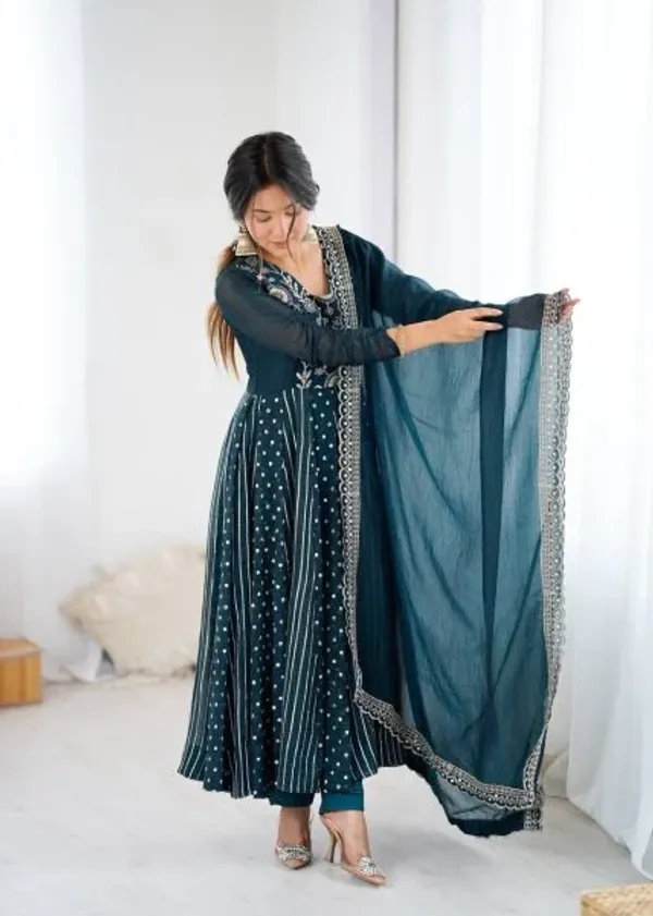 Teal_Blue_Crunchy_Silk_Designer_Anarkali_Suit_with_Embroidery_Work_Ready_to_Wear_Festive_Ensemble