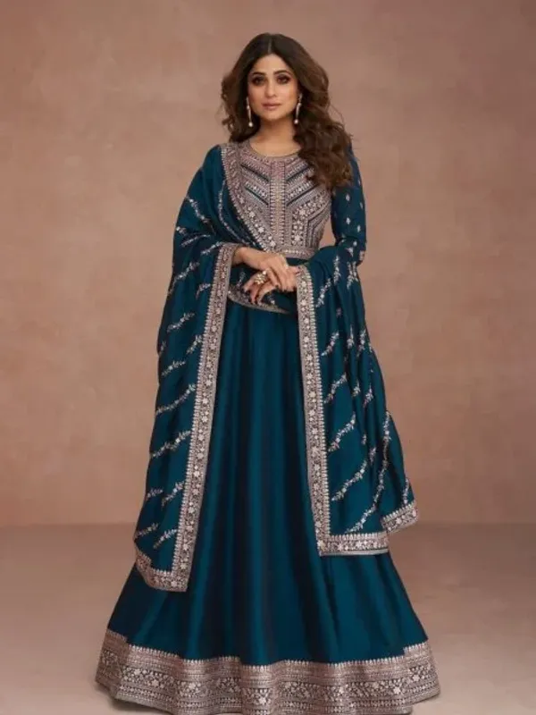 Teal_Treasure_Anarkali_Silk_Suit_with_Heavy_Work_for_Party_Perfection