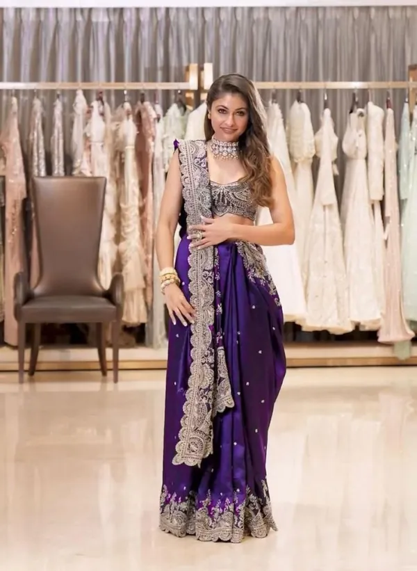 Party_Wear_Emboridery_Silk_Saree
