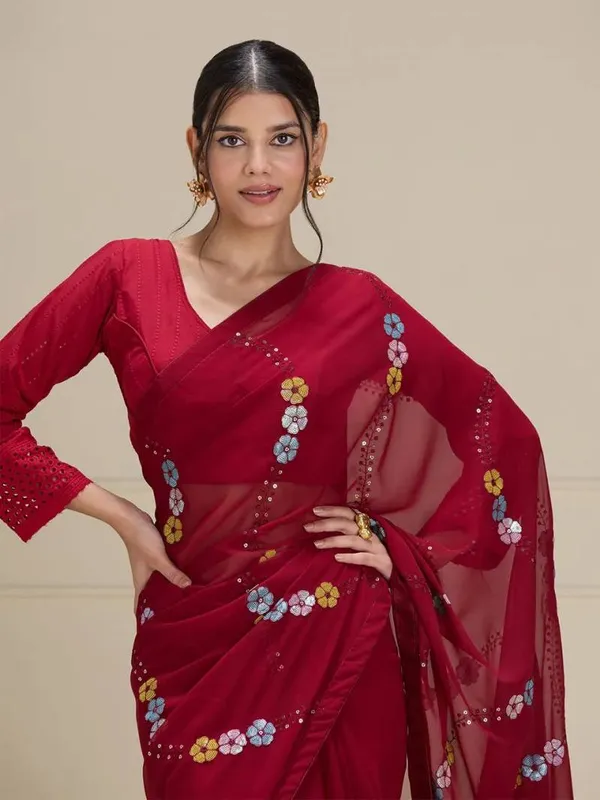 Heavy_Georgette_Designer_Saree_Collection