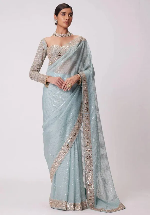 Georgette_Embroidered_Party_Wear_Saree