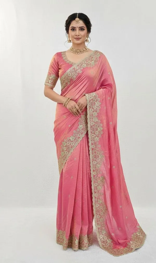 Premium_Fandy_Satin_Embroidery_Saree