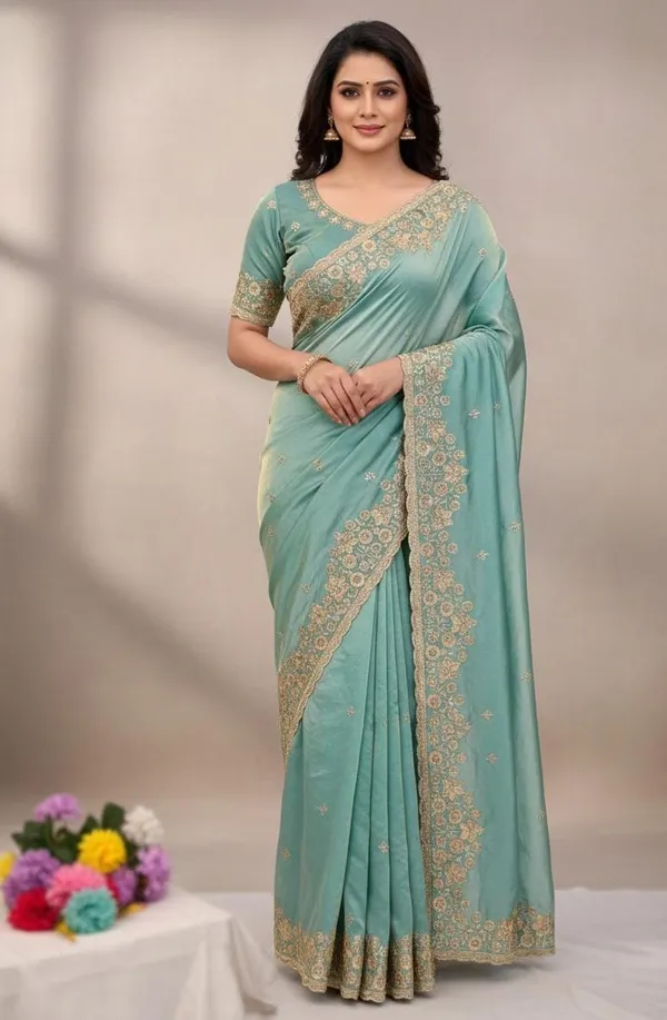 Premium_Fandy_Satin_Embroidery_Saree