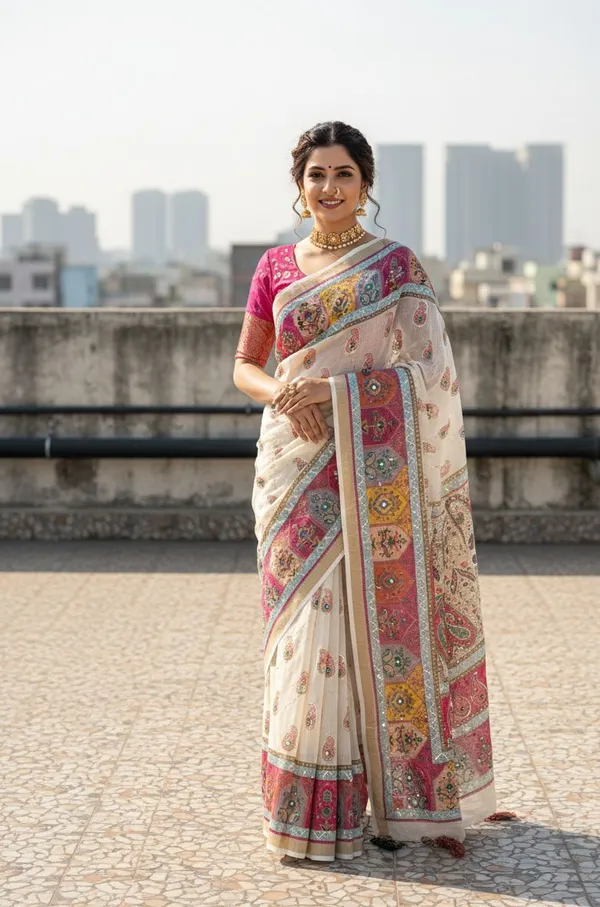 Premium_Linen_Silk_Digital_Printed_Saree