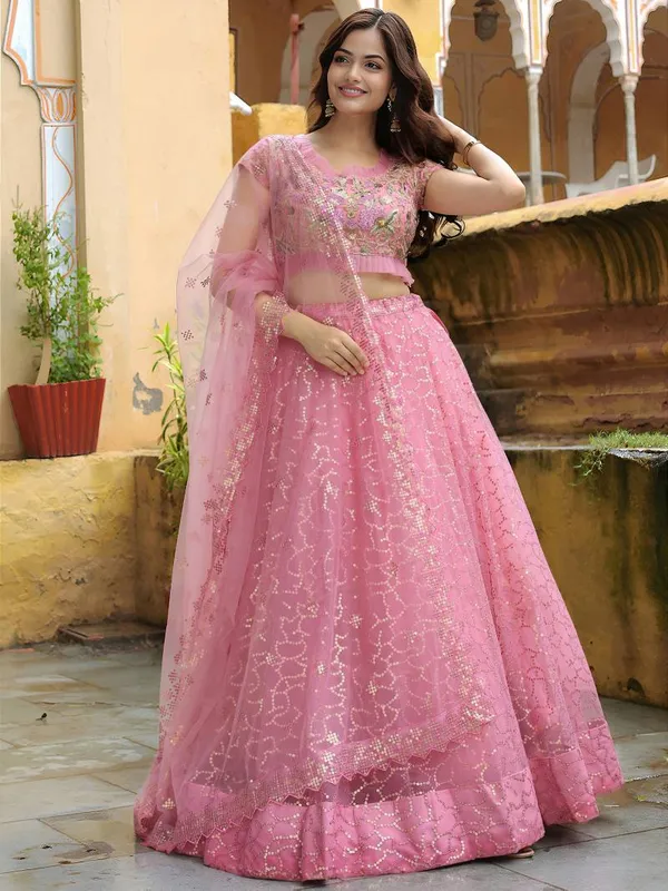 Pink_Designer_Net_Embroidered_Lehenga