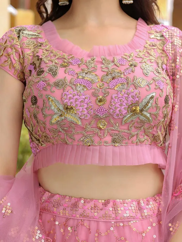 Pink_Designer_Net_Embroidered_Lehenga