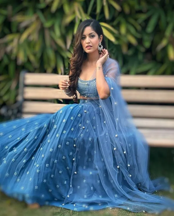 Embroidered_Faux_Georgette_Designer_Lehenga