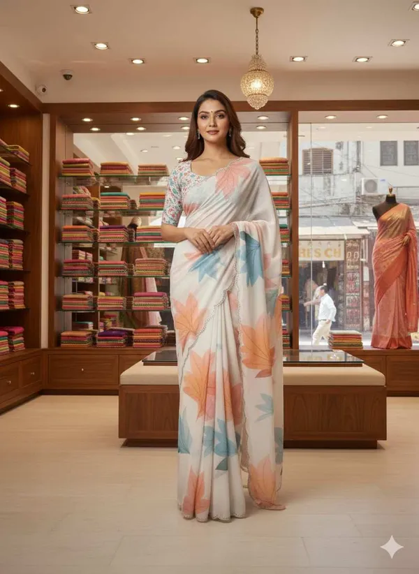 Tebby_Silk_Floral_Printed_Handworked_Saree