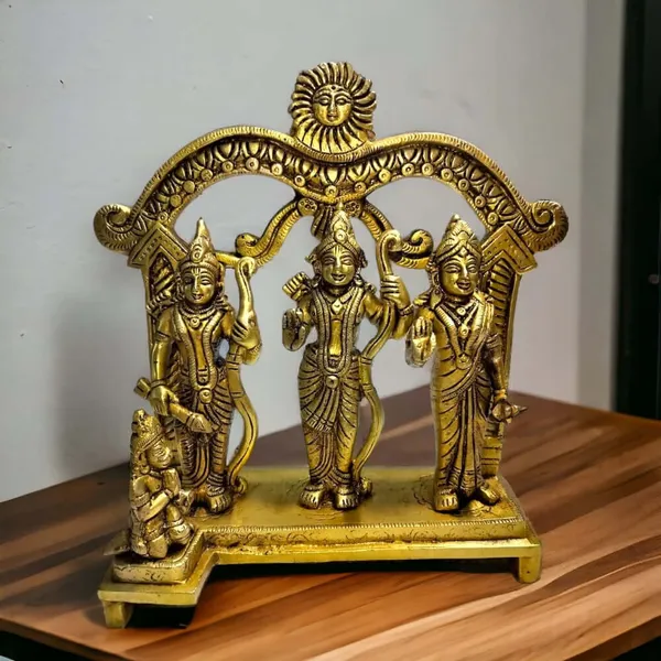 10Inch_Handmade_Pure_Brass_Ram_Darbar_Idol_2_Kg
