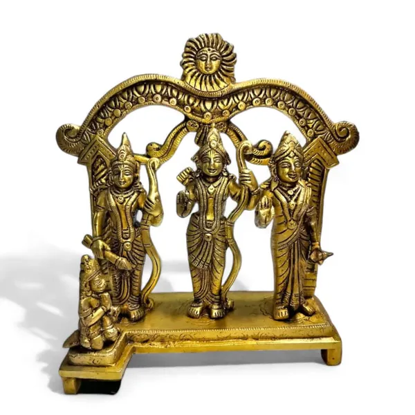 10Inch_Handmade_Pure_Brass_Ram_Darbar_Idol_2_Kg