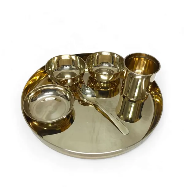 11.5Inch_Kansa_Thali_Set_Shine