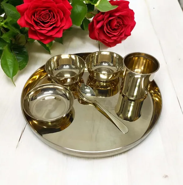 11.5Inch_Kansa_Thali_Set_Shine