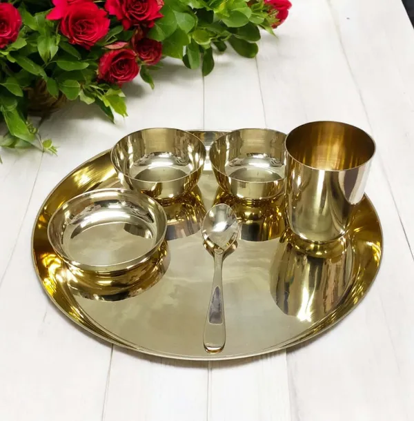 12Inch_Pure_Kansa_Thali_Set_Shine