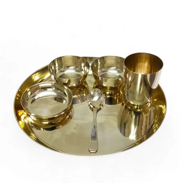 12Inch_Pure_Kansa_Thali_Set_Shine