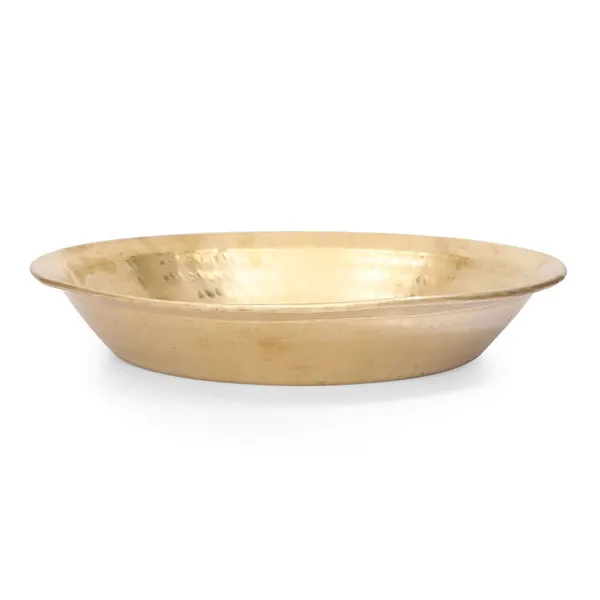 16.8_Inch_Handmade_Brass_Pital_Parat_Platter_Bronze