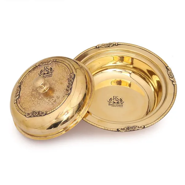 1.5_Litre_I_Brass_Serving_Donga_Dinnerware_Tableware_Serving_Cutlery_Brass_Utensils