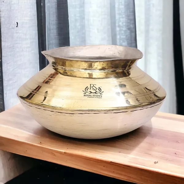 4.5_L_Handmade_Pure_Brass_Patila_For_Cooking_Brass_Dekchi_Pot_Cookware