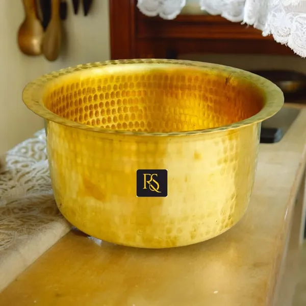 4L_Brass_Mathar_Tope_Hammered_Brass_Cookware_Patila_(4_Litre)
