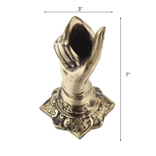 Brass_Hand_Shape_Stylish_Pen_Pencil_Holder
