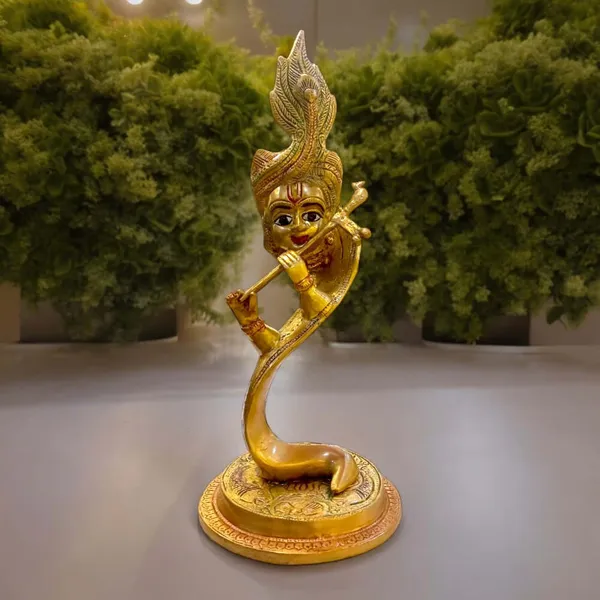 Coloured_Antique_Finish_Brass_Hawaã¯_Krishna_Ji_Murlidhar_13_Inch_Height_2.5_Kg