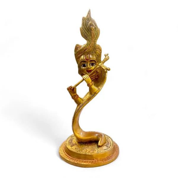 Coloured_Antique_Finish_Brass_Hawaã¯_Krishna_Ji_Murlidhar_13_Inch_Height_2.5_Kg