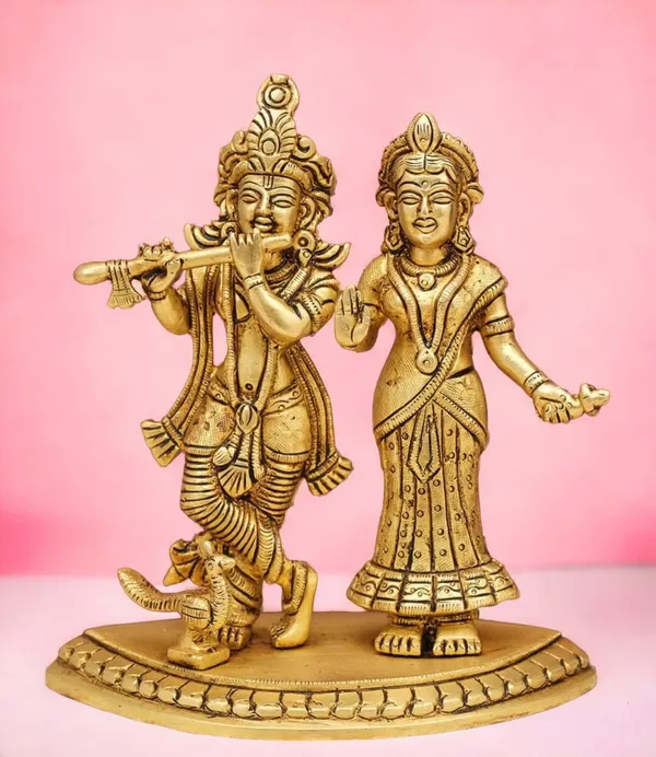 Handmade_Brass_Antique_Finish_Radha_Krishna_Ji_6_Inch