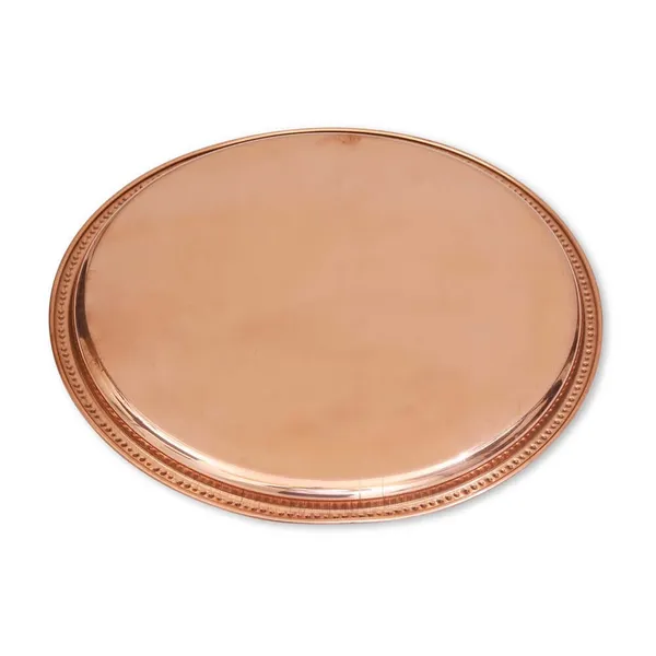 Handmade_Pure_Copper_Plate_12_Inch_Dish_Embossed_Design_Round_Shape_Plate