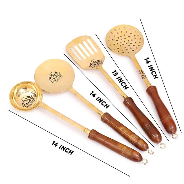 Handmade_Traditional_Brass_Ladles_And_Spatula_Cooking_Set_(SetOf4)