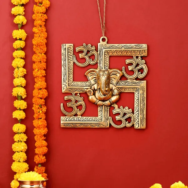 9_Inch_Om_Swastik_Ganesha_Wall_Hanging_Swastik_Symbol_For_Home_Door