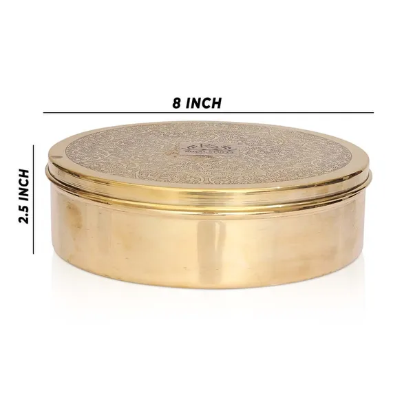 Royalstuffs_Brass_Chapati_Box_Puri_Dibba
