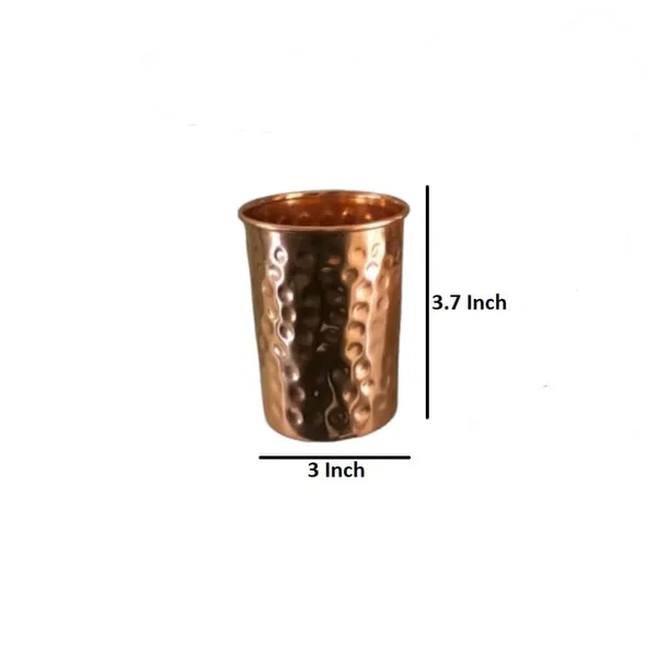 Royalstuffs_12_Liters_Pure_Copper_Drinkware_Water_Dispenser_Hammered_Finish_Ayurveda_Health_Healing_Water_Container_Tank_With_4_Matching_Tumbler_Glasses_And_2_Copper_Bottle