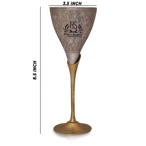 Set_Of_2_Royal_Brass_Wine_Glass_Drink_Ware_For_Home_Clubs_(Silver_And_Golden)