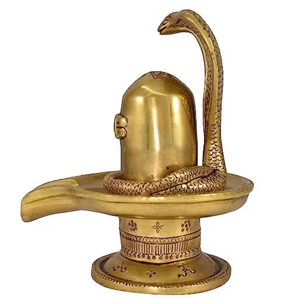 Vrindavan_Brass_Fine_Carved_Shivalingam_With_Naag_Dev