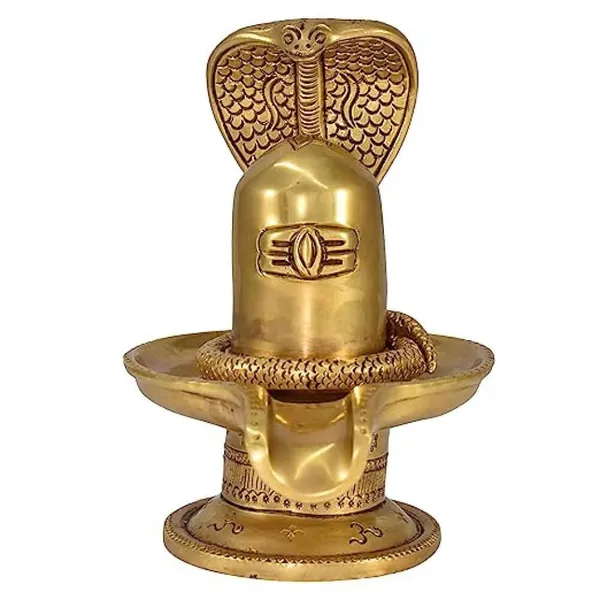 Vrindavan_Brass_Fine_Carved_Shivalingam_With_Naag_Dev