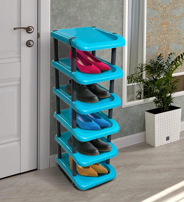 Novatic_Plastic_Pebble_Shoe_Rack_For_Home_(_6_Shelf_)_-_Blue
